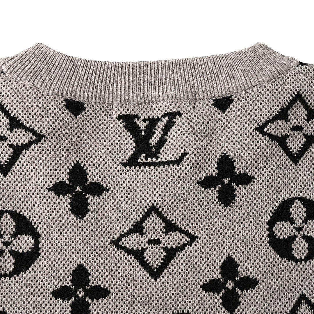 Louis Vuitton Monogram Jacquard Cotton Sweatshirt